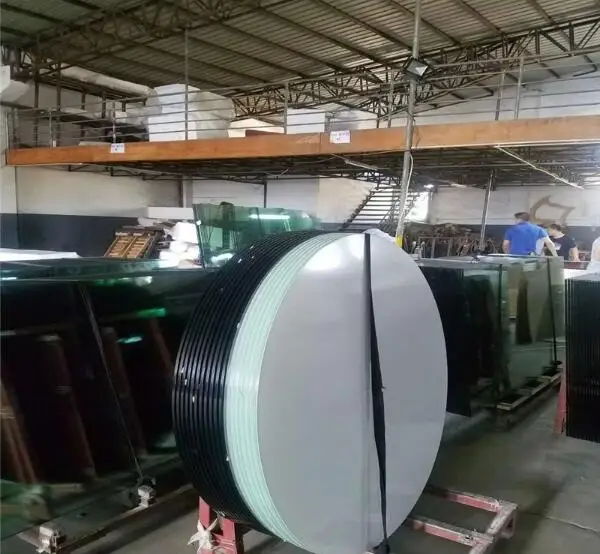 Glass Factory China manufacturer round clear tempered glass for sale
