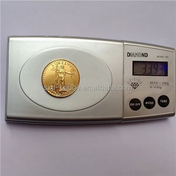 
22K Thick Gold Plated 1oz Gold American Eagle 