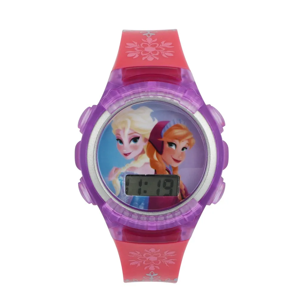 lcd watch for kids can custom cartoon and logo for gift and promotion