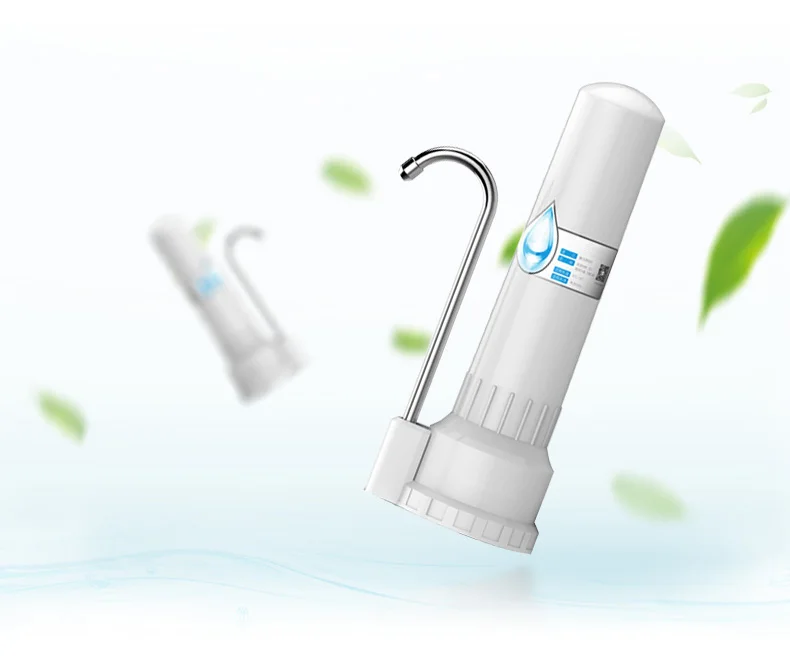 single stage table top drinking water filter, home water filter
