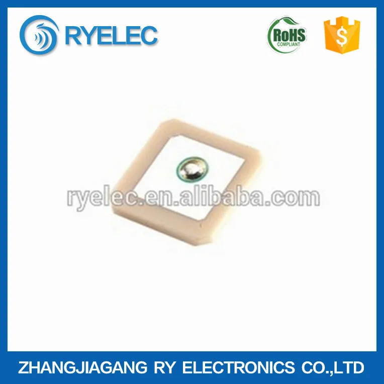 Низкая высота профиля 20*20*2 мм GPS Электрическая керамическая патч-Антенна