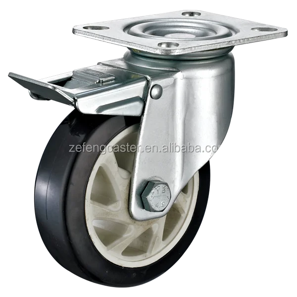 160mm Heavy Duty Swivel Casters with PU Wheels