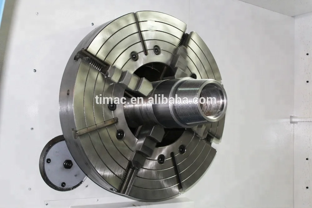 Large Bore CNC Oil Field Lathe Machine   pipe threading oil country lathe