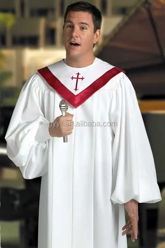 Unisex Choir Prayer Clergy Church Robes For Performance In Cheap Price