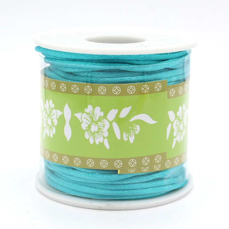 Colorful Comfortable Stitched Accessories Rainbow Twist Chinlon Cords