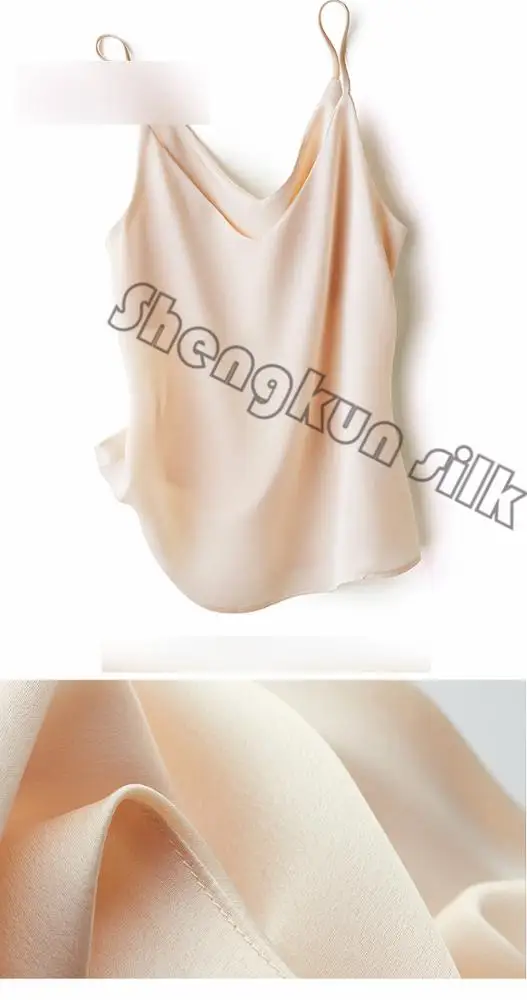 
Lady charmeuse Silk Tank Top Camisole Silky Sleeveless Blouse Tank Shirt with Soft fabric sleepwear home outfit 