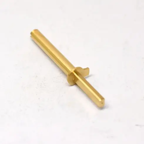 Чертеж поворотные детали на заказ позолоченный медный испытательный штифт