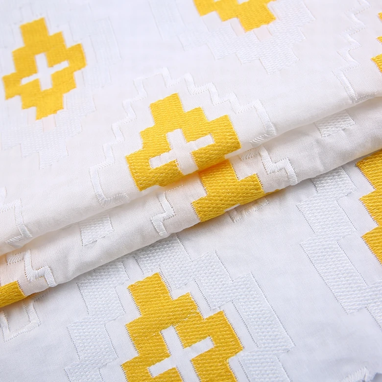 China supplier cotton fabric embroidered textile swiss voile fabric 100% cotton for garment
