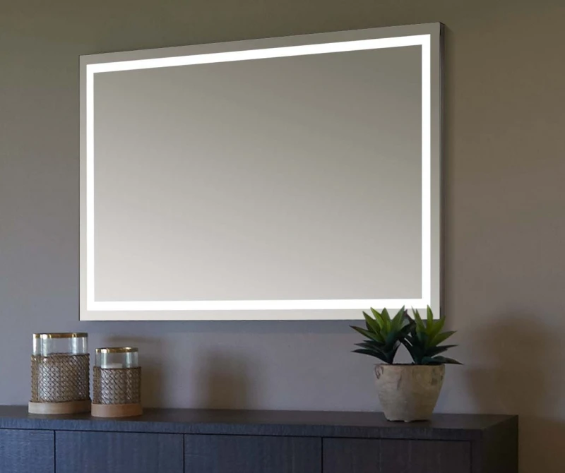 
Modern high Quality Magnifying lighted mirror for hotel bathroom 