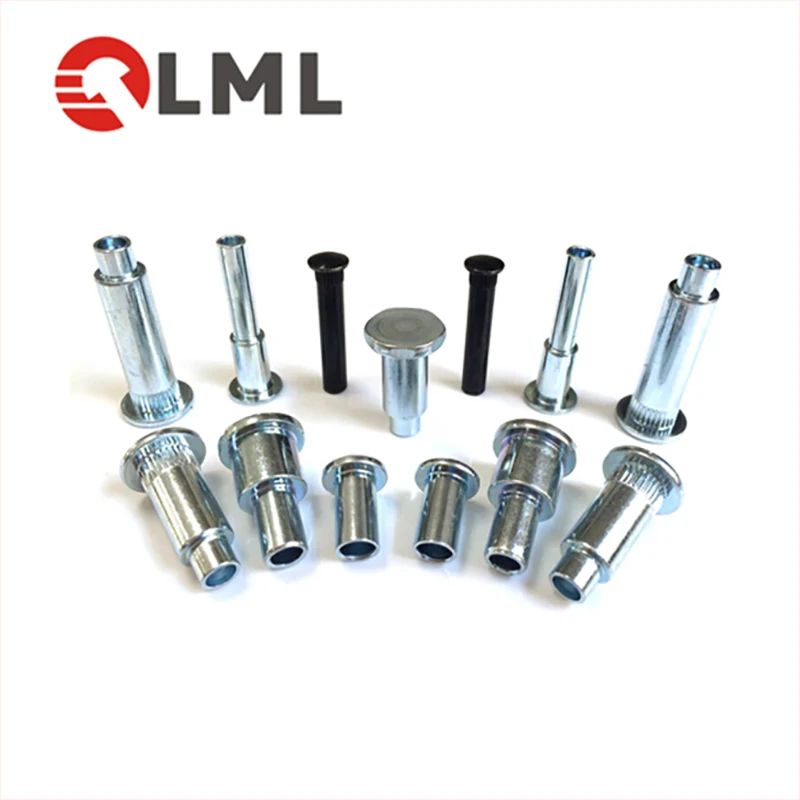 China Custom High Strength Truss Countersunk Head SS Cap Solid Aluminum Shoulder Step Rivet