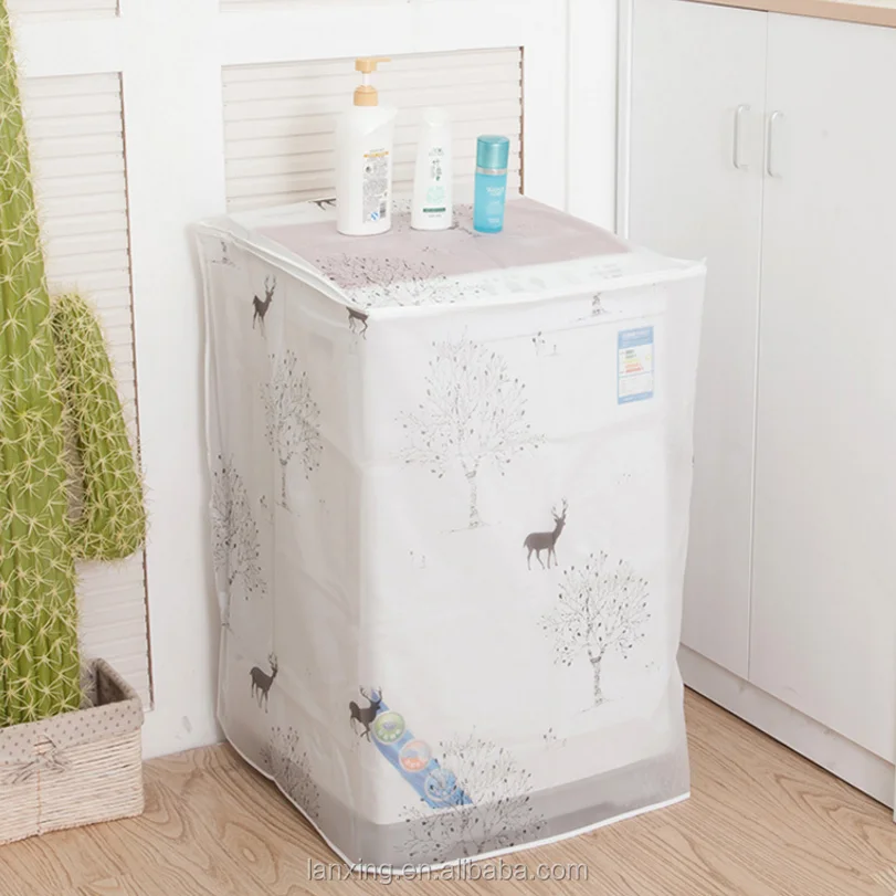 Печать водонепроницаемый защита от солнца стиральная машина пылезащитный чехол