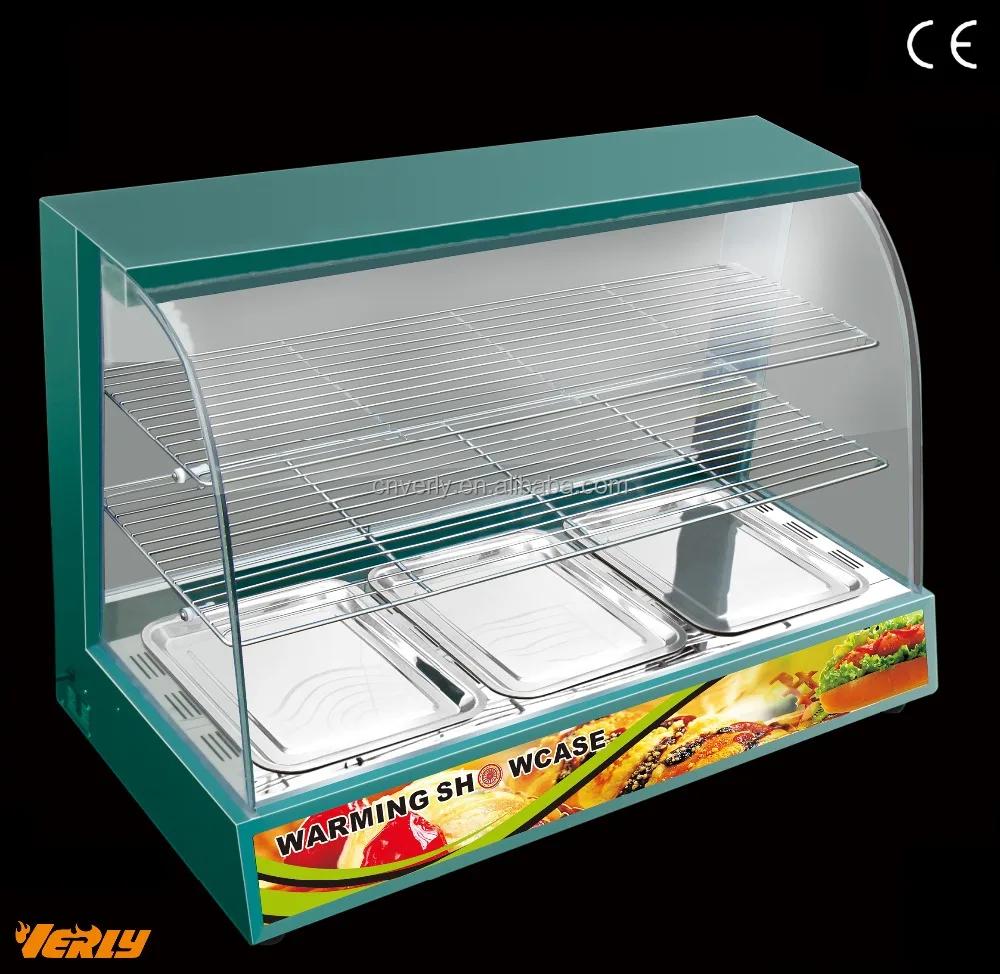 HOT SALE! Warming Showcase / Food Warming Showcase / Glass Food Warmer Display Showcase BV-908