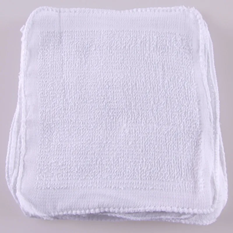 white color cotton aviation towel, airline towel, disposable face cloth