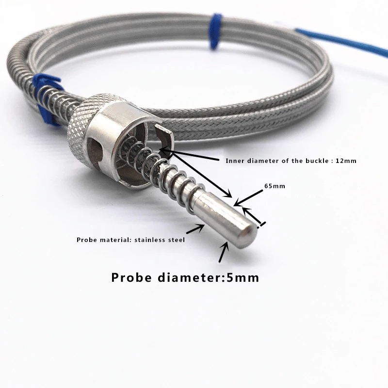 Pt100 Temperature Sensor Probe Circlip Type Thermocouple