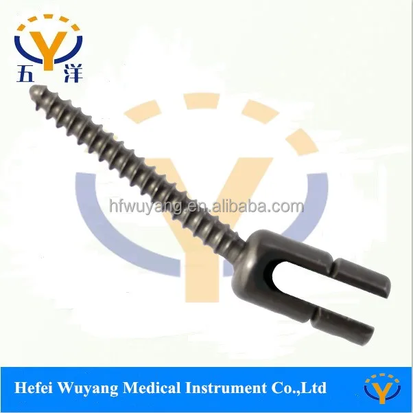Orthopedic Implant Spine titanium Screw Surgery Polyaxial Pedicle Screw