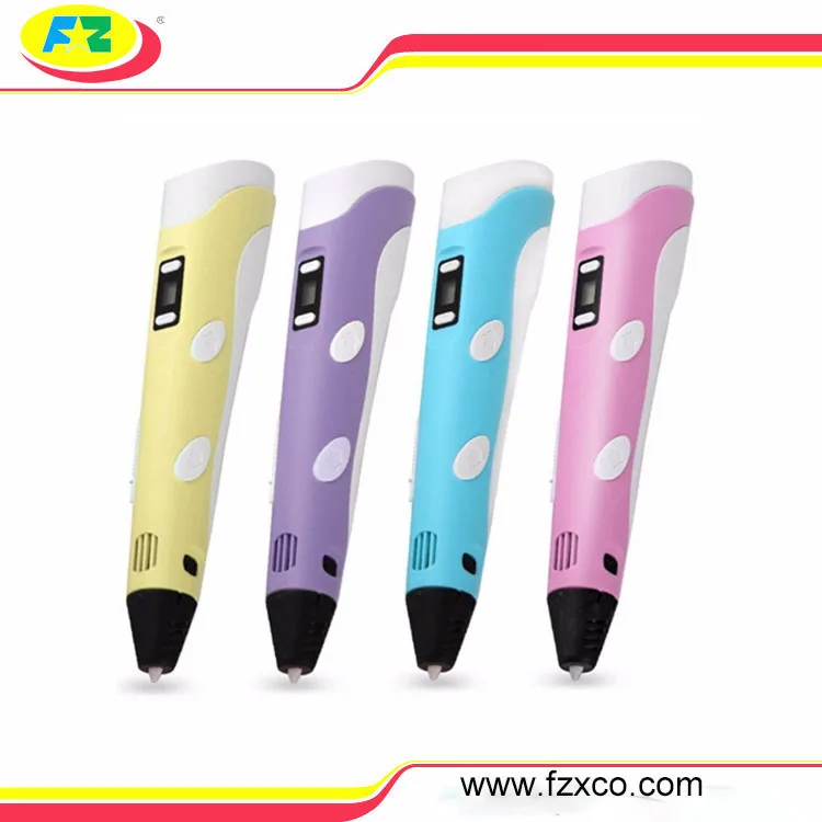 Дети Полуавтоматическая Цифровой 3d-принтер Ручка с ЖК-Дисплеем