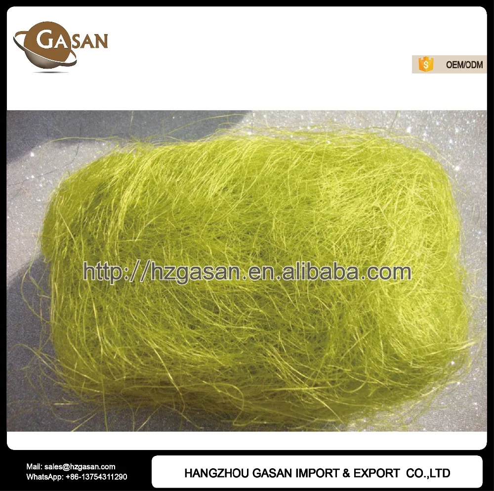1kg/bag Eco-Friendly Colored Natural Sisal Fiber