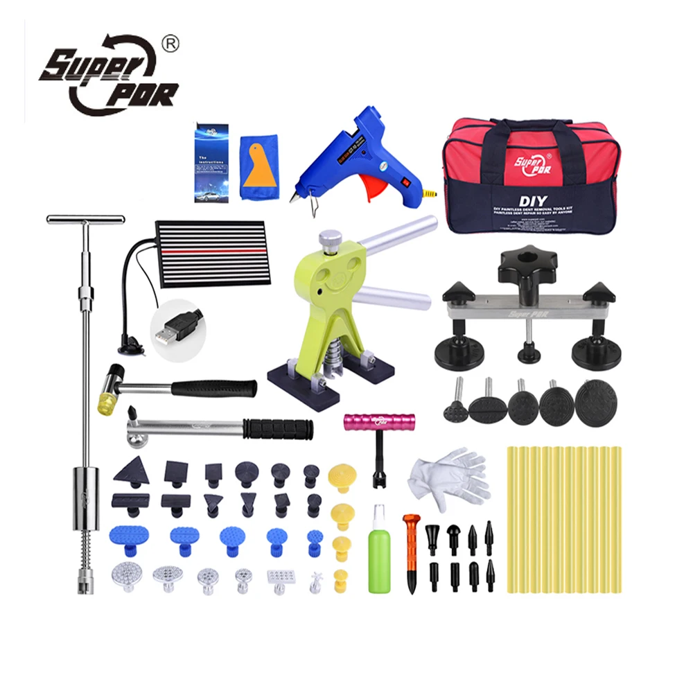Super PDR Tools auto Paint Less Dent Removal kit Vehicle Repair Tools