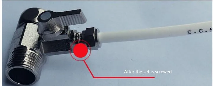 High Pressure Zinc Alloy Material 3 way Manual Water Supply Valve for Water Purifier System