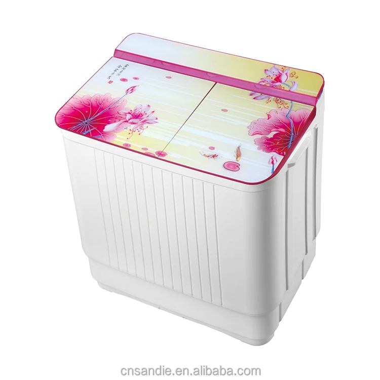 8kg top loading twin tub semi automatic electric washing machine with dryer