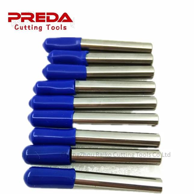 Raiko CNC Cutting Tool ferraments 3.175 Flat Bottom Engraving Bit/ V Shape PCB Cutters On MDF/ Wood/ Acrylic/ Plastic router bit