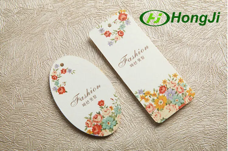 Пользовательский дырокол, бумажная подвесная бирка для одежды, цена на одежду, купить бирку