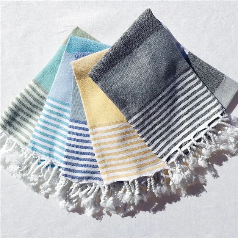100% Cotton Light Weight Fouta towels Turkish bath towel