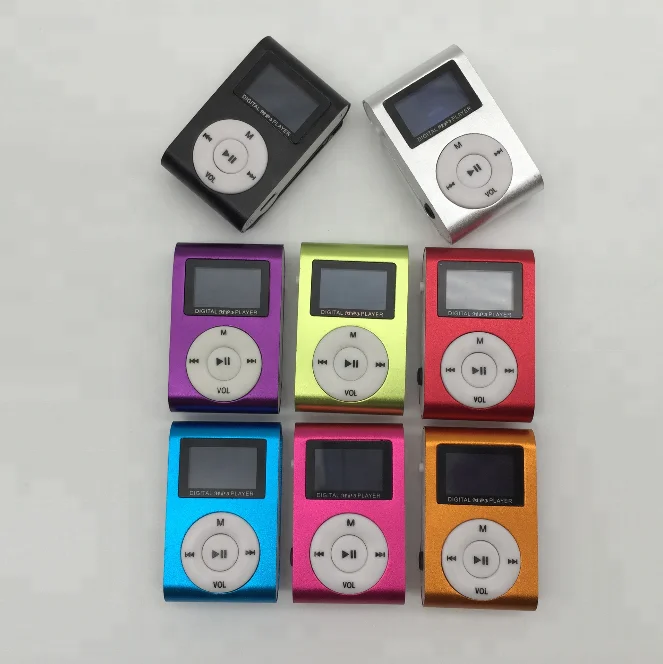 Hot sell Mini Clip USB MP3 Music Media Player / LCD Screen Clip USB MP3