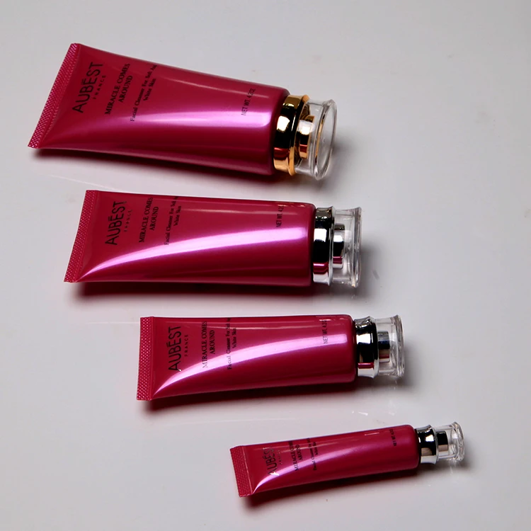 
screen printing customized cosmetic plastic tube 