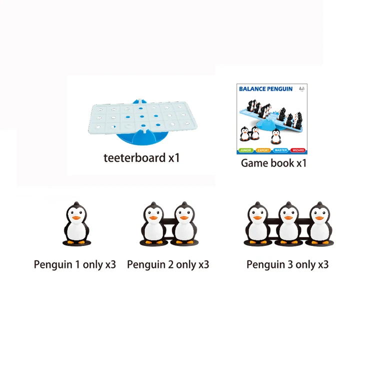 
Children play game funny toys penguin swimming pool board game 