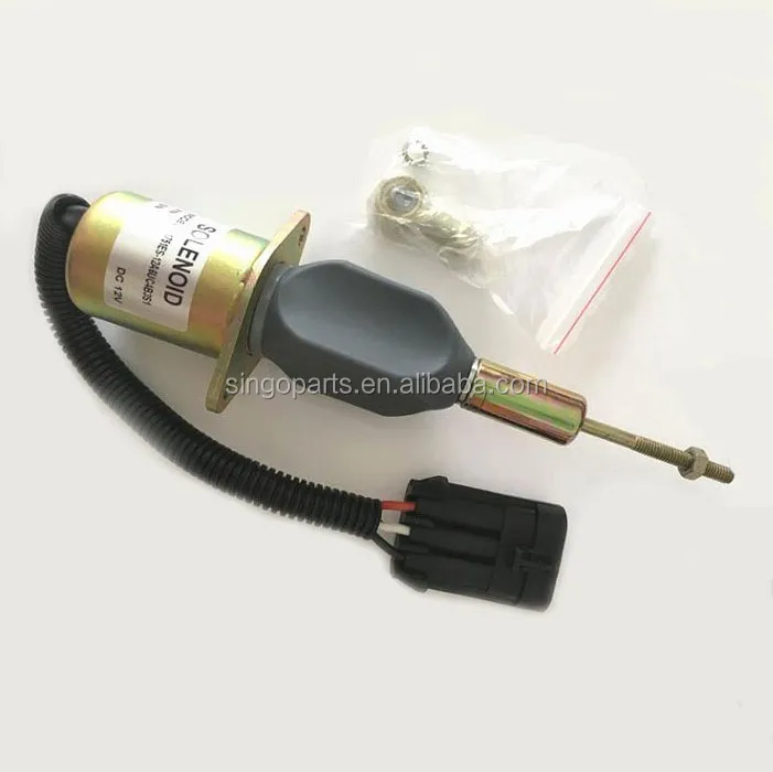 12v diesel engine fuel stop solenoid valve 1751ES-12A6UC4B3S1 SA-4160-12 for new holland 8770 8970