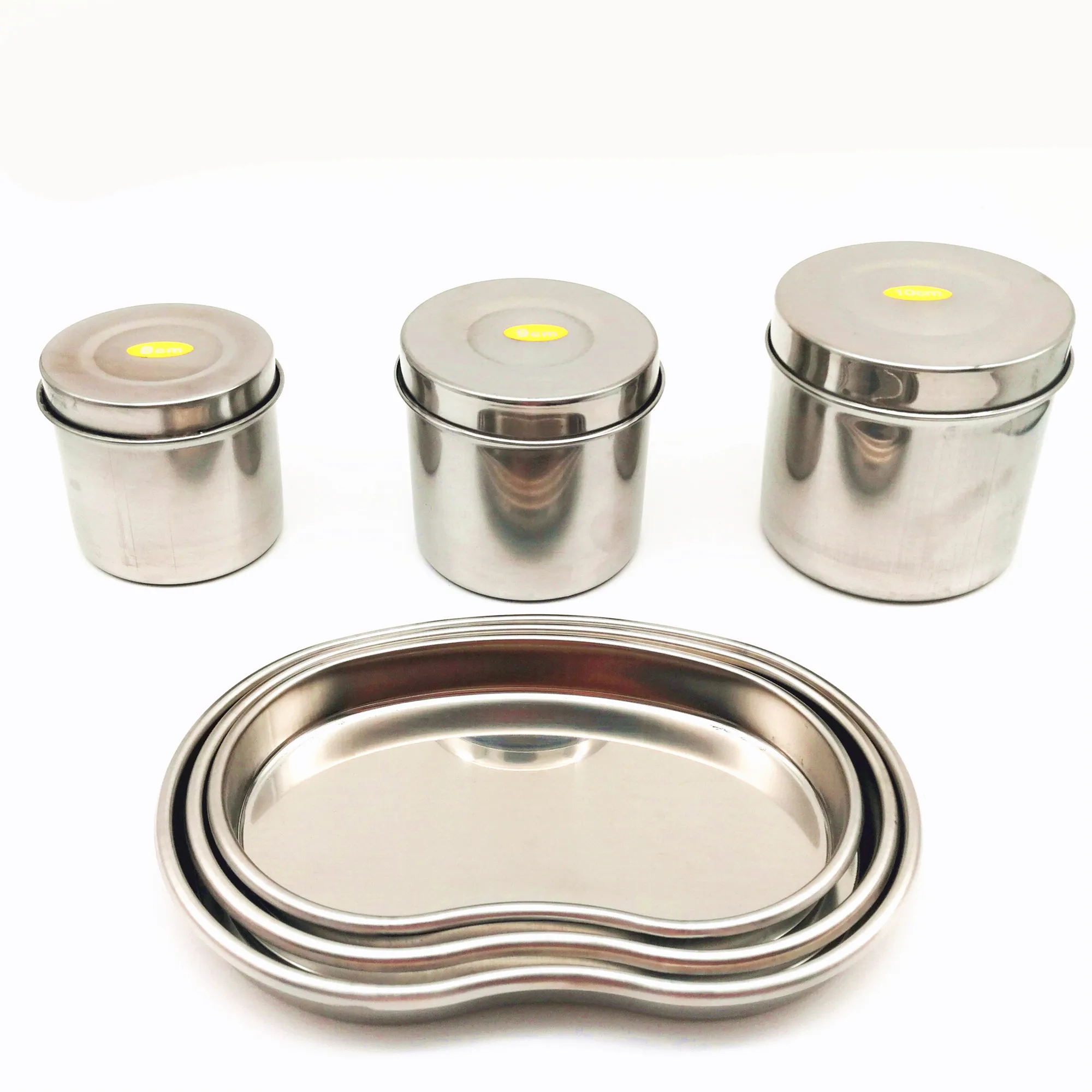 Permanent Tattoo Microblading Sterilizer Disinfection Jar Stainless steel Disinfection Tank Tweezers trays