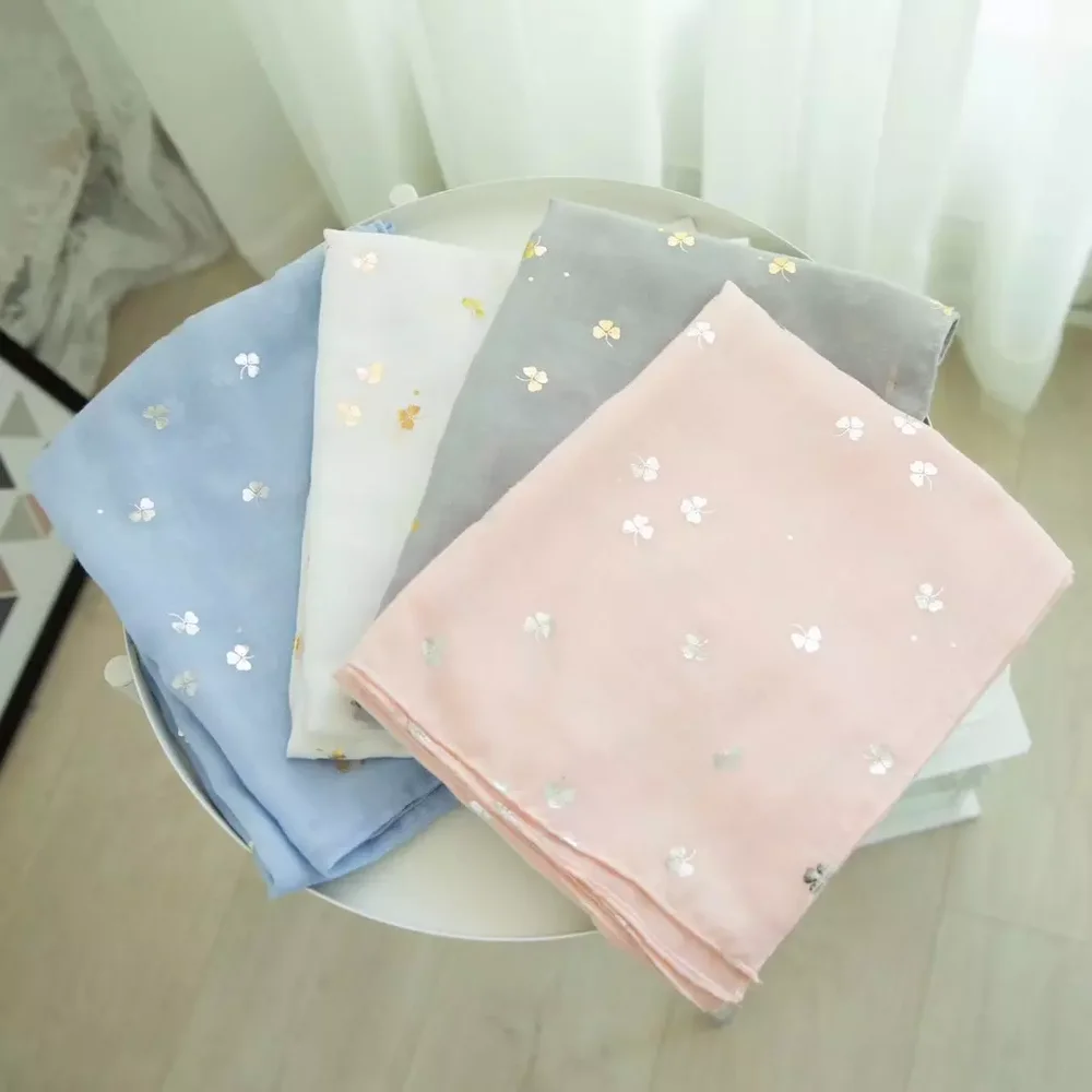 Модный дизайн, Женский хлопковый летний хиджаб с принтом