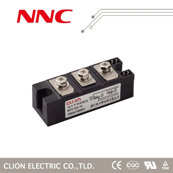 NNC Clion MTC 160-12 ,160A , 1200V, CE, одобренный неизолированный тиристорный модуль mtc