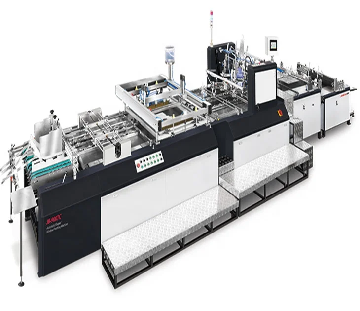 JB-900TC Automatic shaped window patching machine for carton and E-flute box