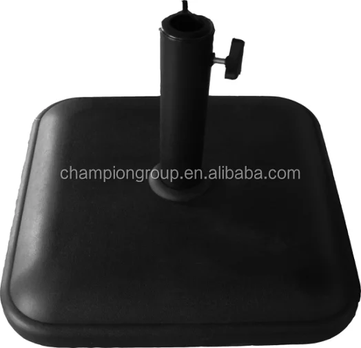 square concrete umbrella base