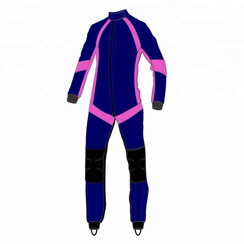 Skydiving Free Fly Suit Skydive Jumpsuit Black Red