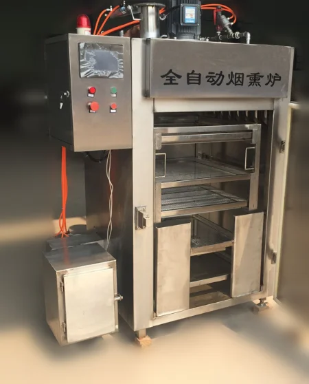 Mechanical and electrical barbecue trolley smokehouses smoked chicken smoker machine equipment