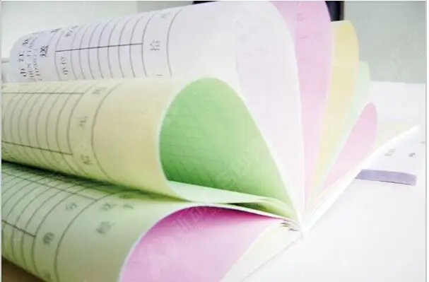 Custom Triplicate Carbonless invoice book sales receipt note Docket Receipt Quote NCR books