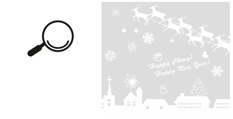 Christmas Decoration Vinyl Shop Glass Window Decals Wall Stickers For Holidays