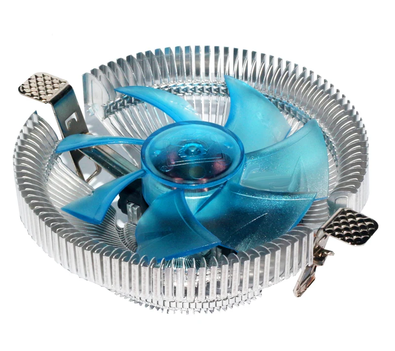 
New Blue 2021 Socket Lga 2011/1366/1156/115 3506 Cpu Cooler For Intel 1156 Pin Processors Radiator Fan 