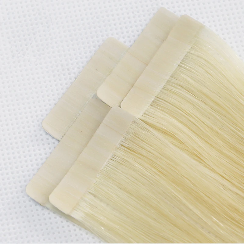 100 human hair double drawn invisible tape hair extensions