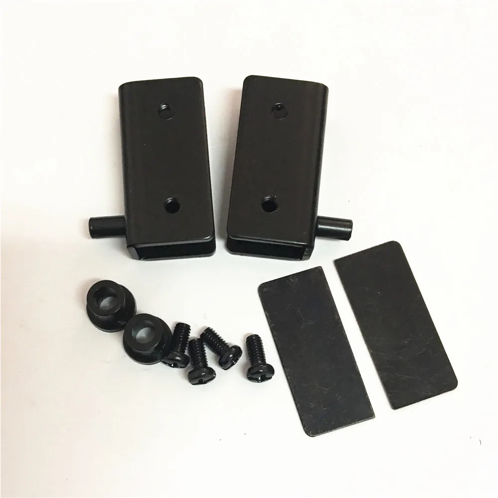 Side mount glass door hinge