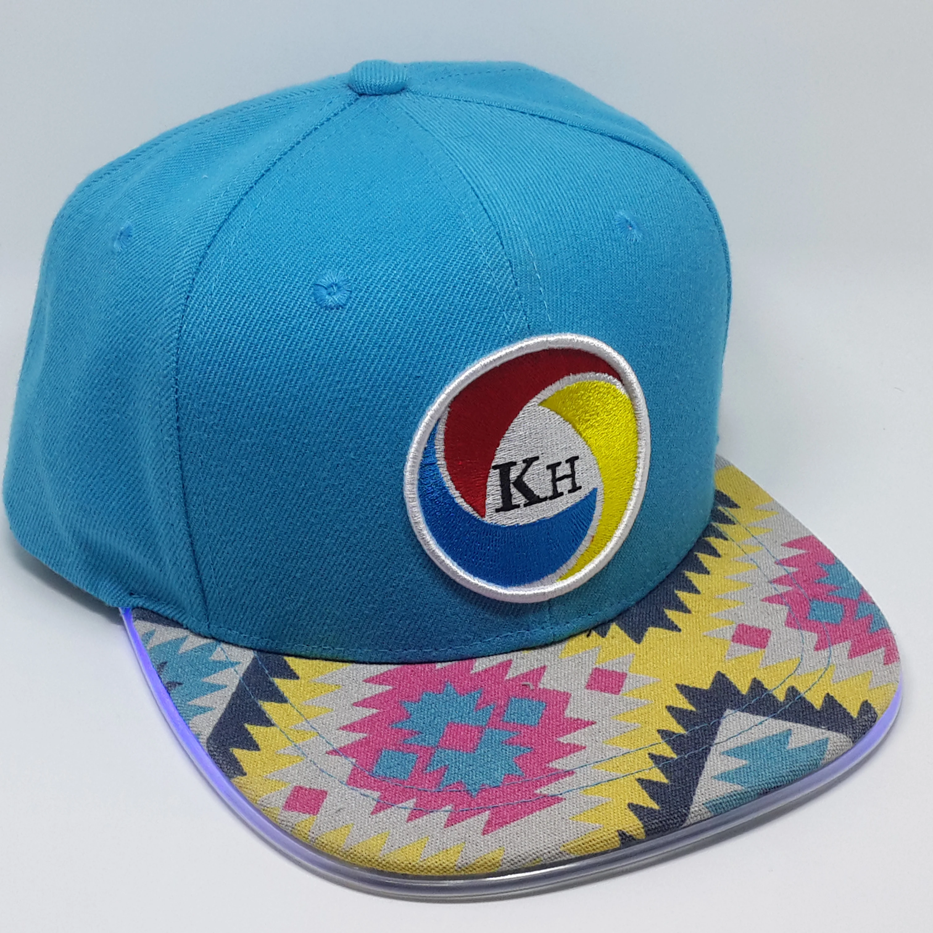 Snapback hats caps with led light Long time luminescence Evening Club Concert Commodity cap Custom alphabet pattern hip hop cap