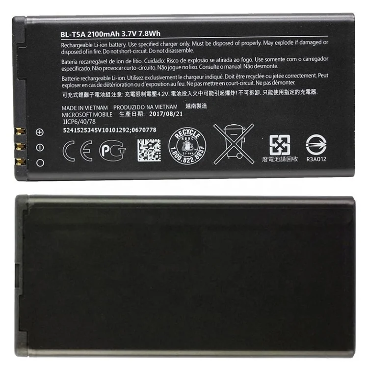 BL-4UL Wholesale Original 3.7V 2100mAh mobile phone battery For Microsoft Lumia 550 650 850 1030 1330 For Nokia Li-ion Battery