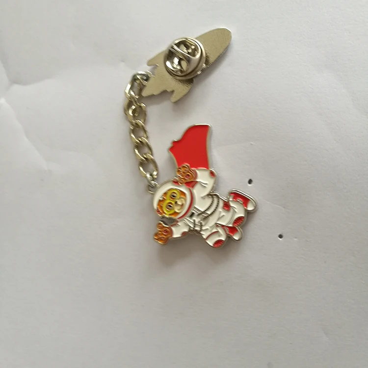 
Factory made strictly checked round head enamel badges manufactured lapel pins china 