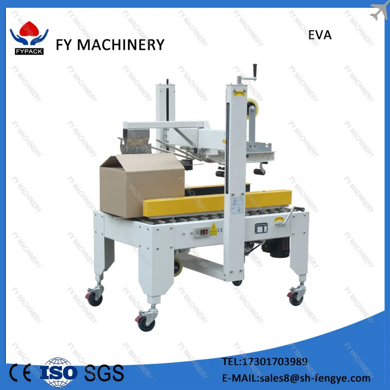 Automatic efficientive double drive carton box sealing machine for case