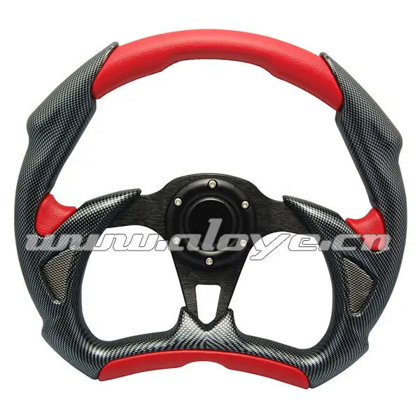 350mm Universal PU Racing Steering Wheel