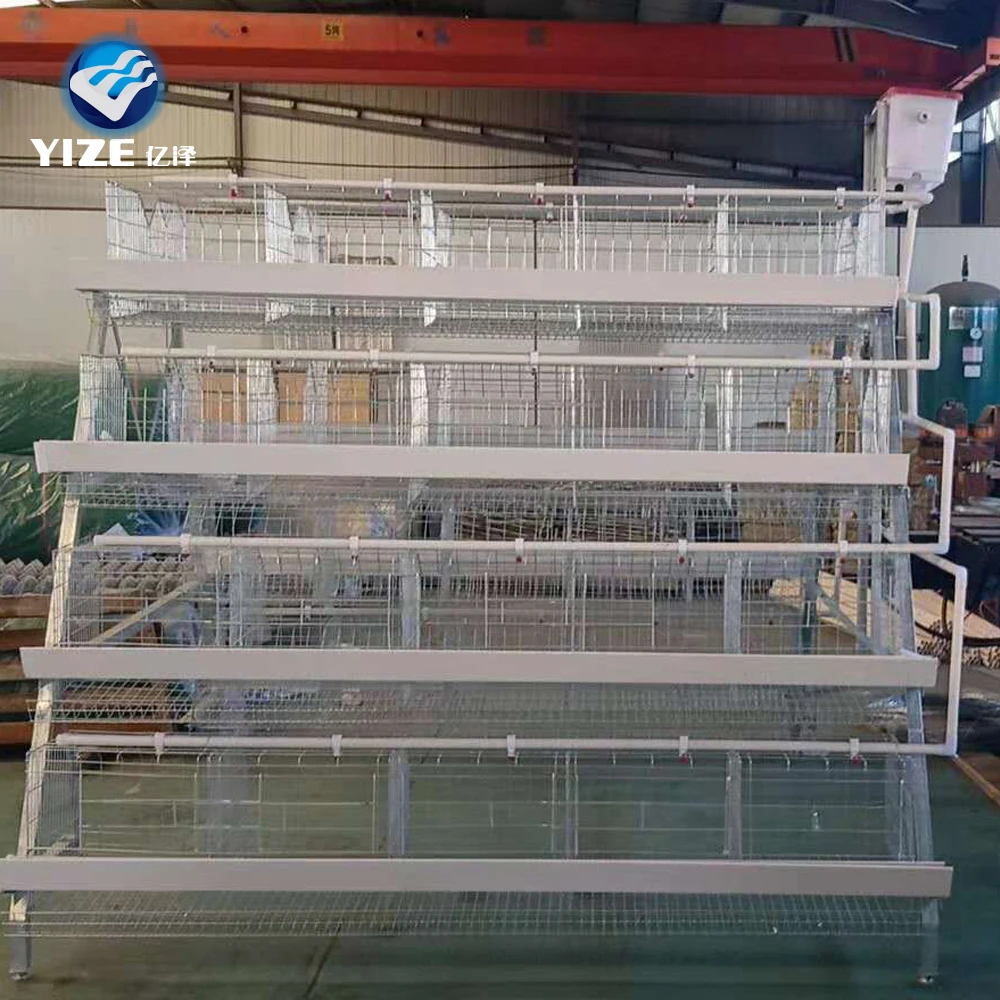 
Brand new big capacity ladder type 3 tiers 120 birds chicken layer cage battery hot dipped galvanized cage 