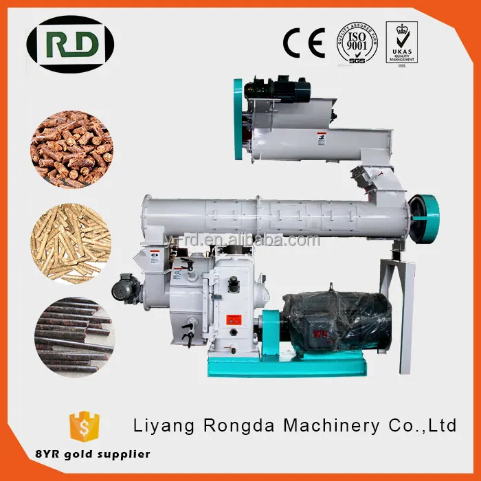 Сертифицированная CE стабильная емкость Высококачественная леска для древесных гранул